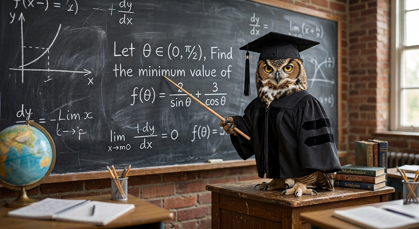 Find the minimum value of f(θ)